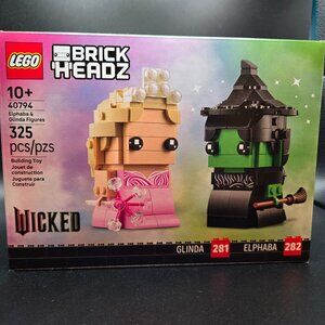 Lego Wicked Elphaba & Glinda Brickheadz 40794 New